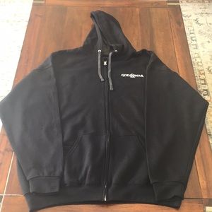 God of War Men zip up hoodie sweater